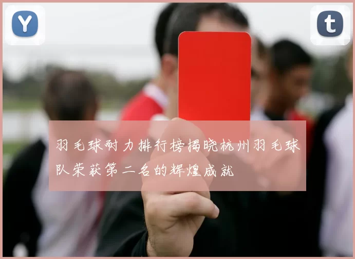羽毛球耐力排行榜揭晓杭州羽毛球队荣获第二名的辉煌成就